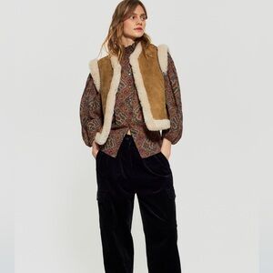 UGG Australia Vest Cropped Chestnu Size S